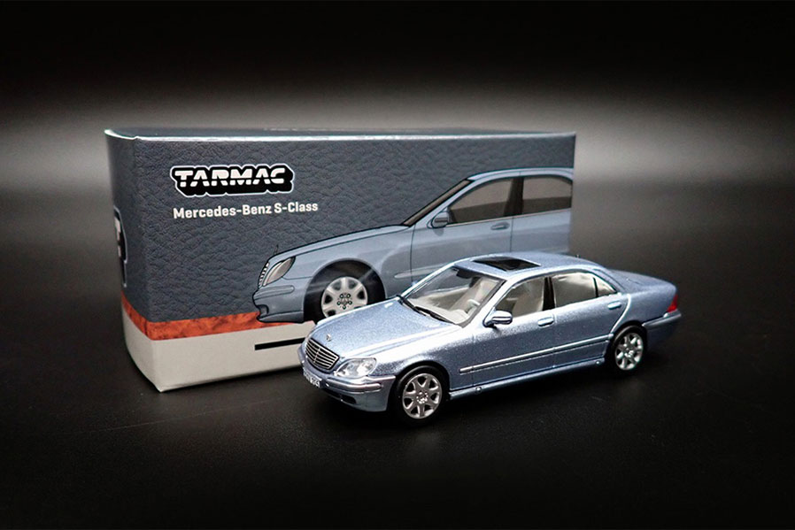 T64G-072-BL 1/64 Mercedes-Benz S-Class Horizon Blue Metallic