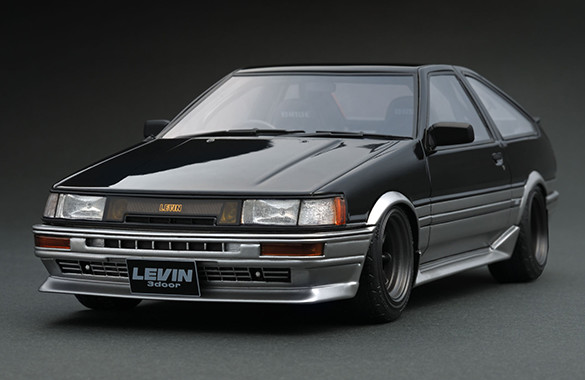 IG0546 1/18 Toyota Corolla Levin (AE86) 3-Door GT Apex Black