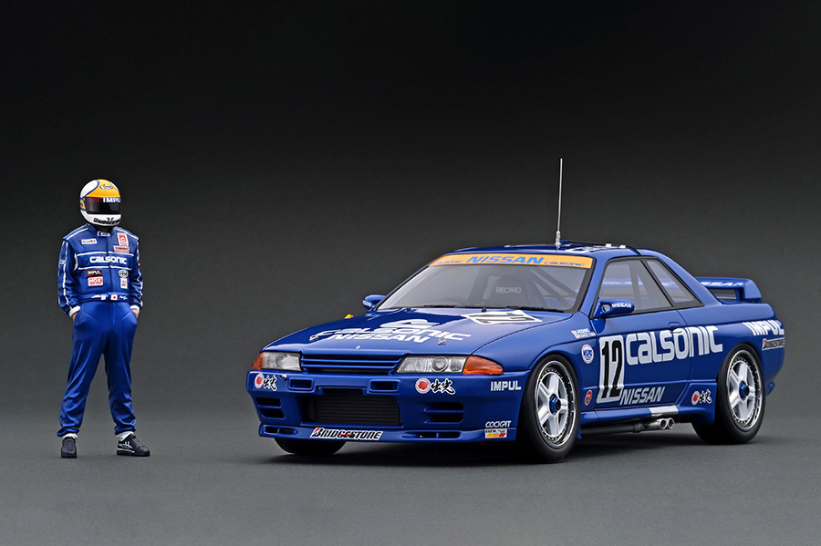 IG2820 1/18 CALSONIC SKYLINE (#12) 1992 JTC With Mr.Hoshino | LINE