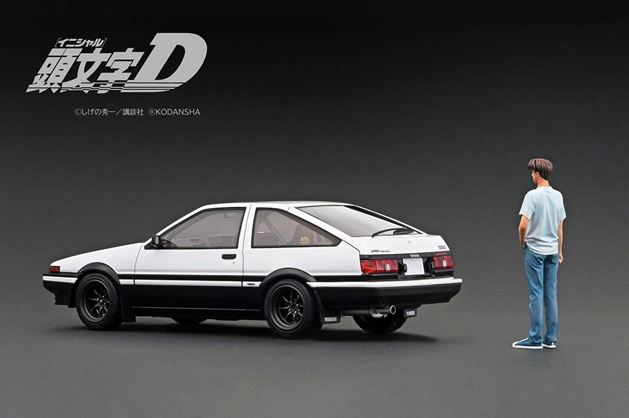 IG2867 1/18 INITIAL D Toyota Sprinter Trueno 3Dr GT Apex (AE86