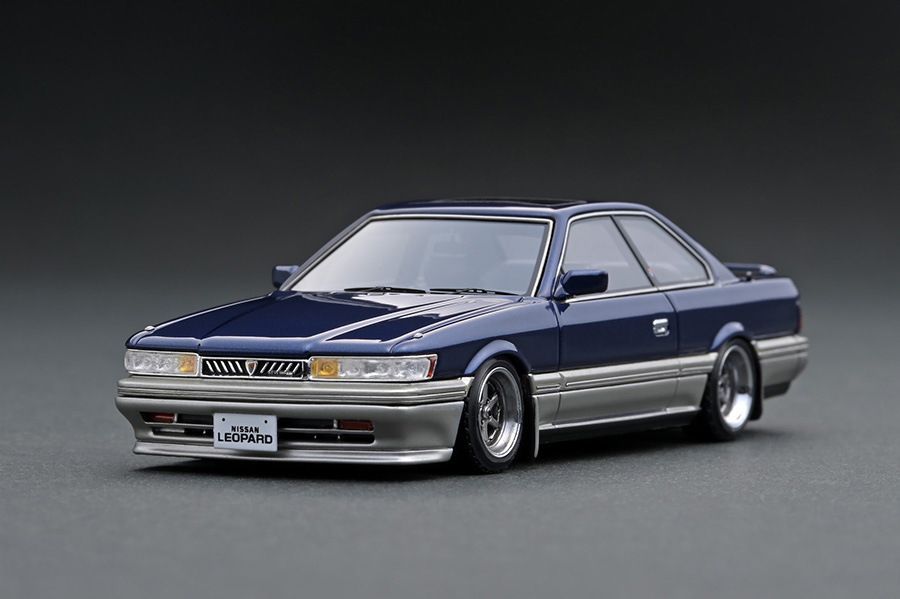 IG2216 1/43 Nissan Leopard 3.0 Ultima (F31) Blue/Silver | LINE UP