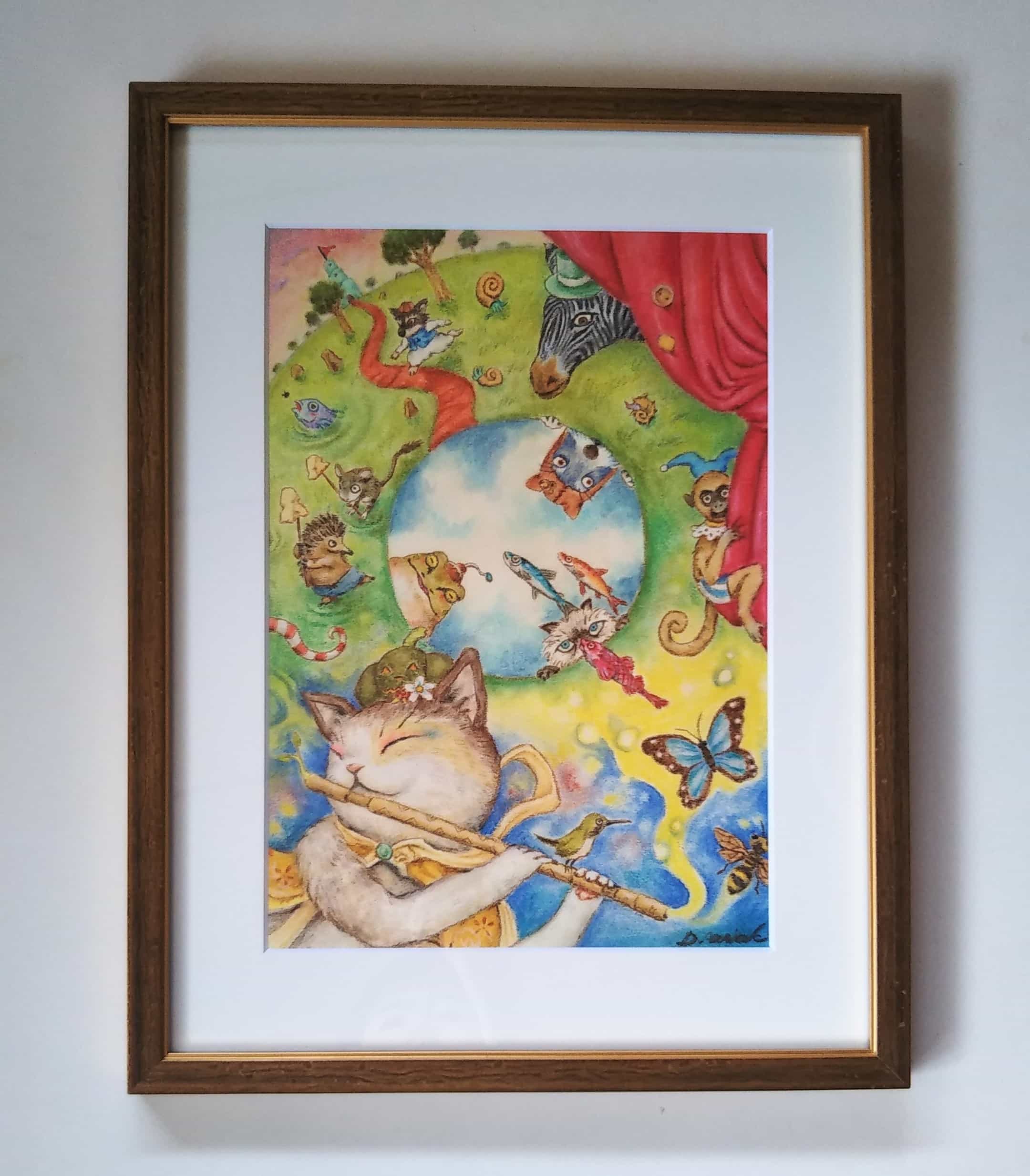 夢の中 by D.アラキ｜現代アート 絵画販売（通販）- イニシャルギャラリー
