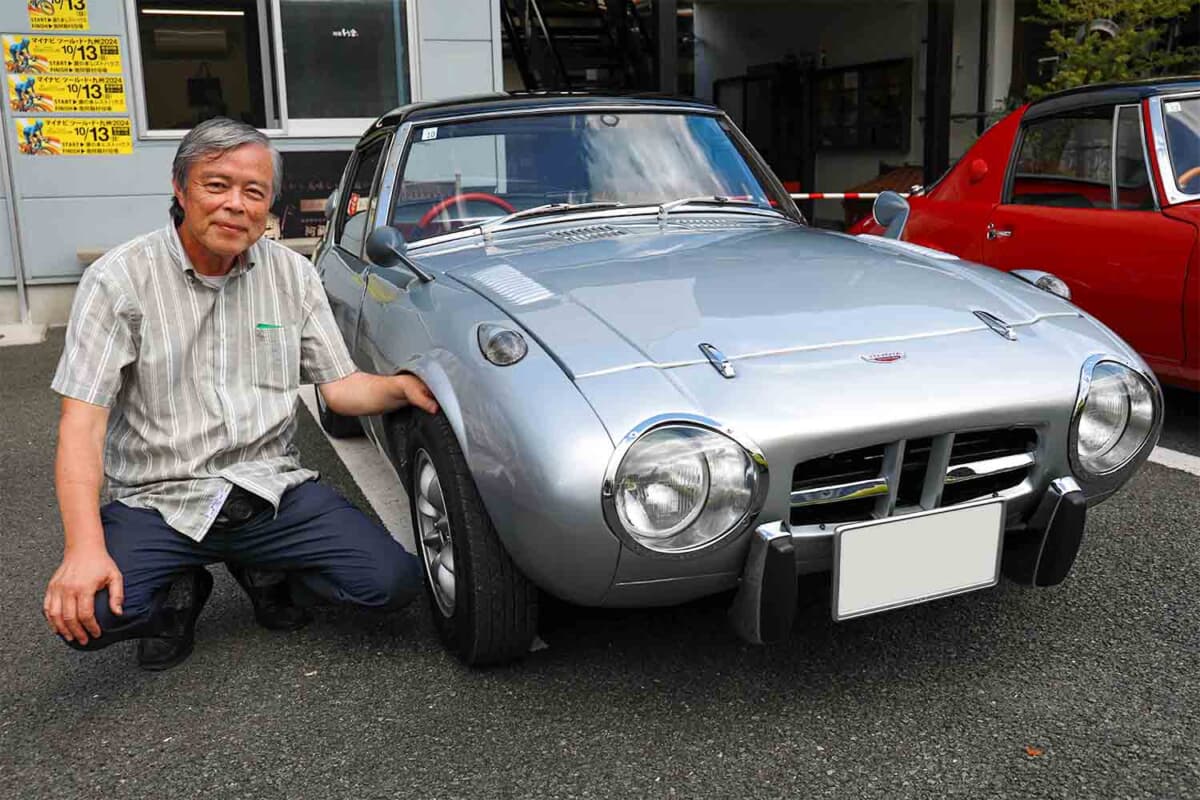 16歳で衝撃を受け24歳で購入！ 50年以上トヨタ「スポーツ800」を所有