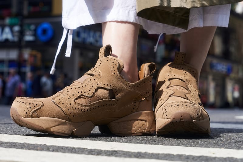 Engineered Garments x Reebok Instapump Fury 94 Brogue | Hypebeast