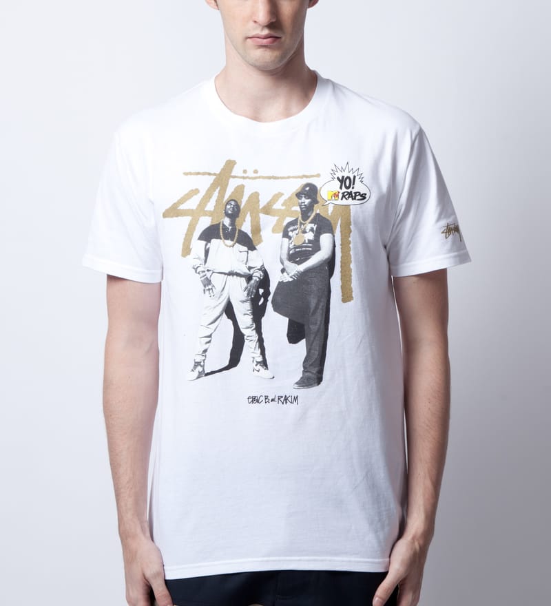 Stüssy - White Stussy X YO MTV RAPS! Eric B & Rakim T-Shirt | HBX