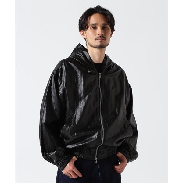 DankeSchon／ダンケシェーン／COATING TENCEL ZIP HOODIE