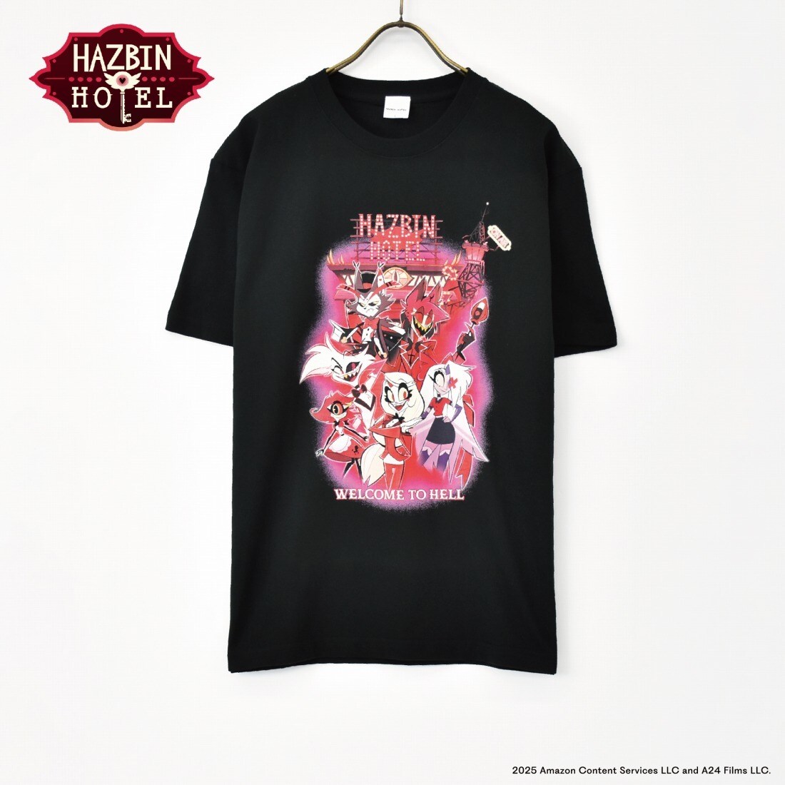 HAZBIN HOTEL 【ハズビンホテル】 キャラクター集合 Tシャツ