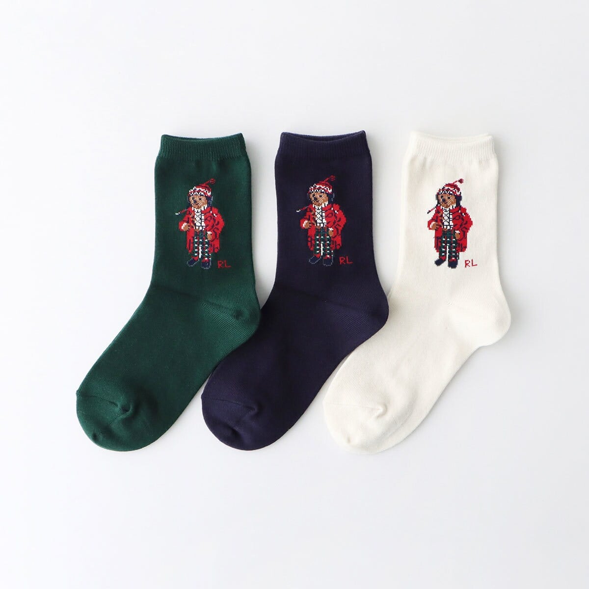 POLO RALPH LAUREN キッズソックス HOLIDAY ポロベア クリスマス