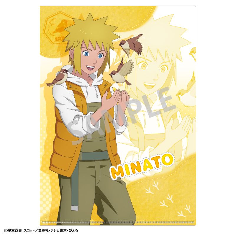 NARUTO-ナルト- 疾風伝_A4シングルクリアファイル 波風ミナト/少年期
