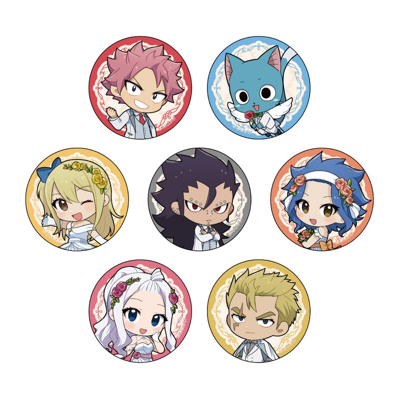 FAIRY TAIL 100年クエスト_トレーディング缶バッジ(ドレスアップ/ver.A