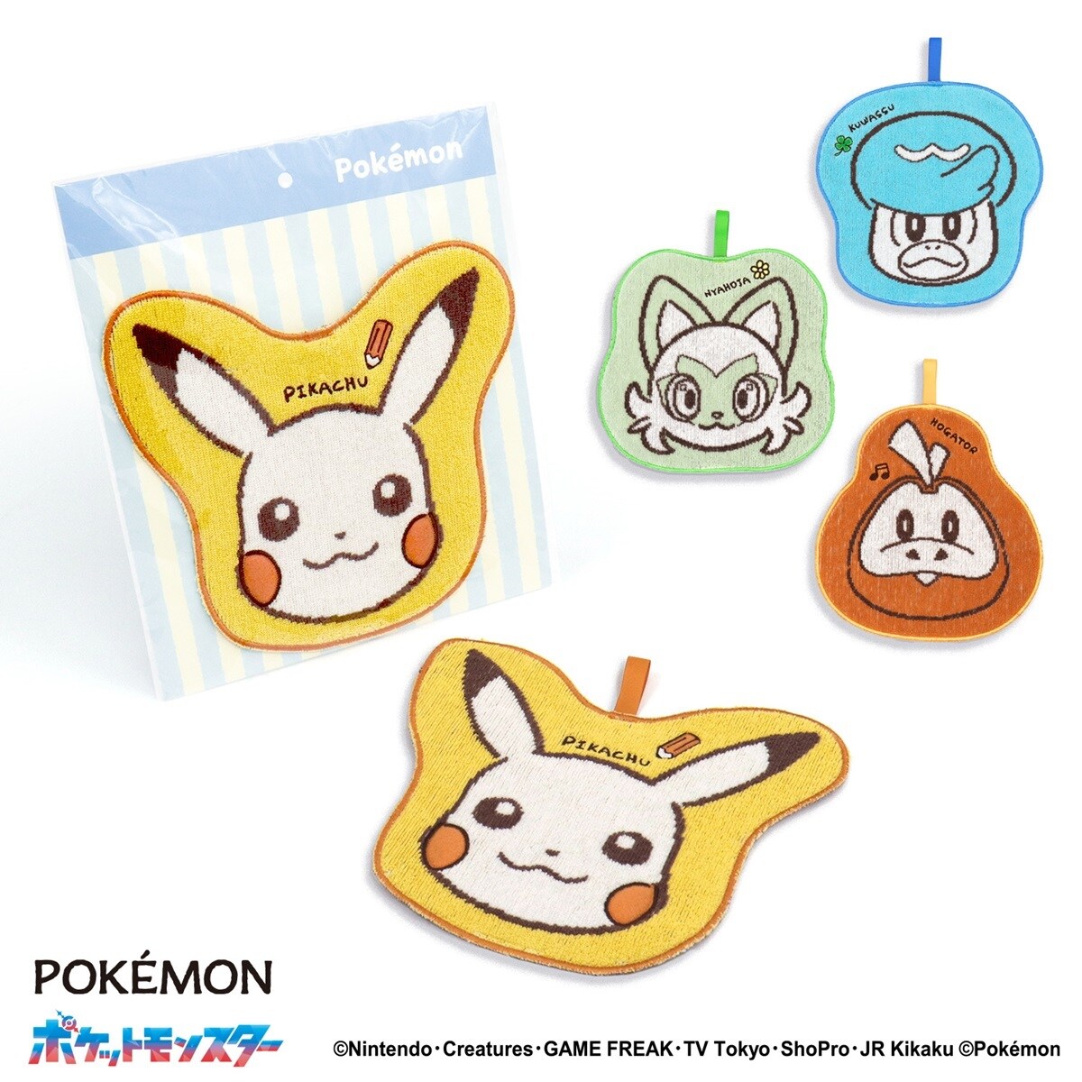 ポケットモンスター ダイカットフェイス タオルハンカチ | タオル