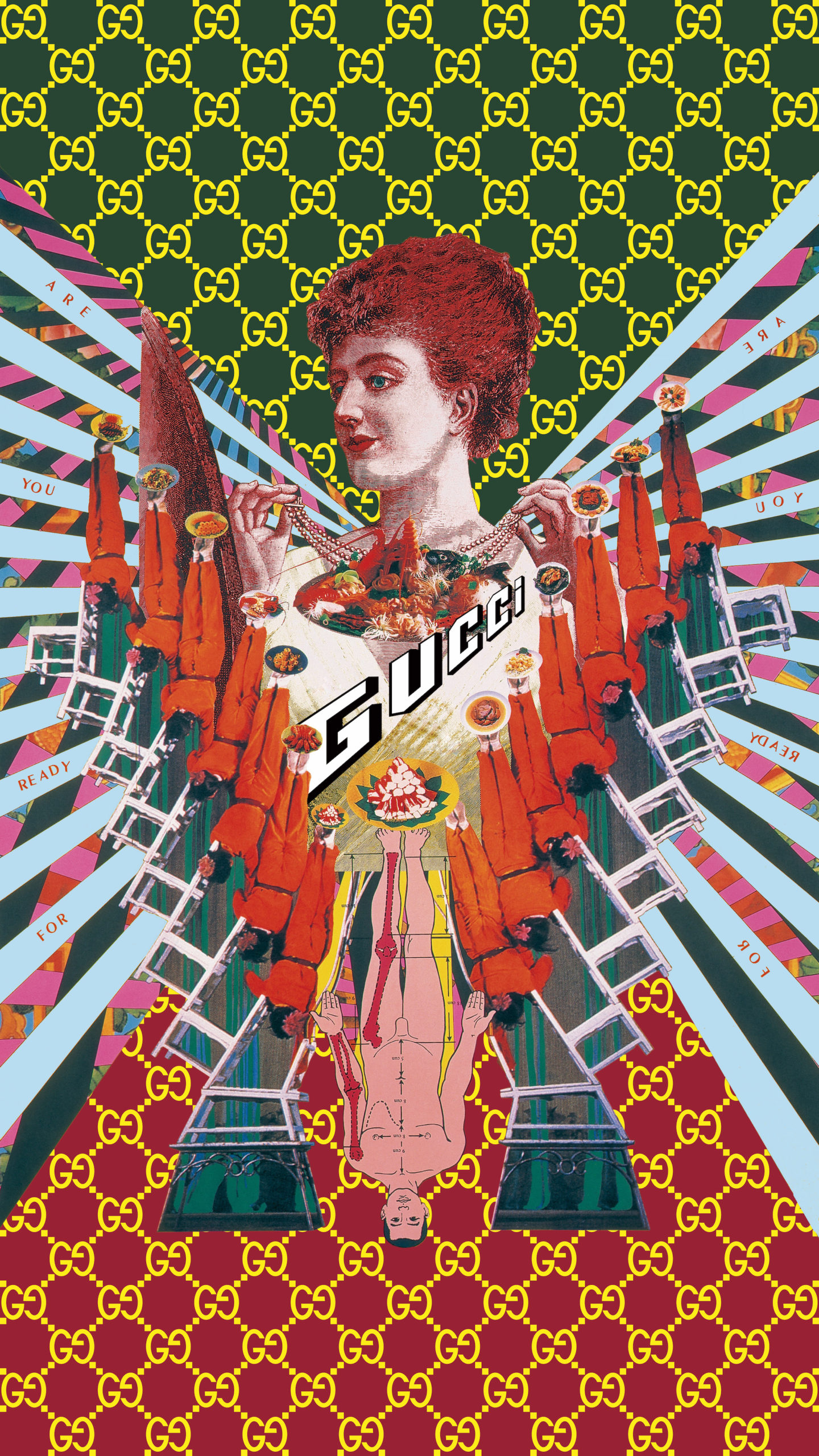 A collaboration between Gucci and the artist Tadanori Yokoo The