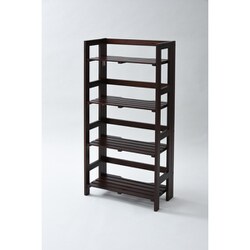 ヨドバシ.com - ヤマゼン YAMAZEN 天然木パタパタラック4段 TNP-4-MBR
