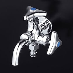 ヨドバシ.com - KVK ケーブイケー 屋外ホース接続二口横水栓 K124SPJ
