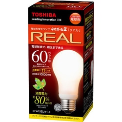 ヨドバシ.com - 東芝 TOSHIBA 電球形蛍光灯 ネオボールZリアル E26口金