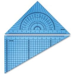 ヨドバシ.com - コンサイス カラー三角定規セット15cm 11842 ブルー