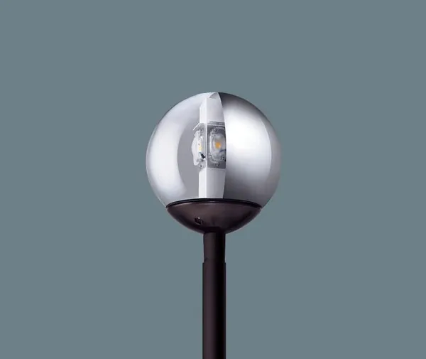 ポール取付型 LED（電球色） モールライト 球形タイプ・ガラス（透明