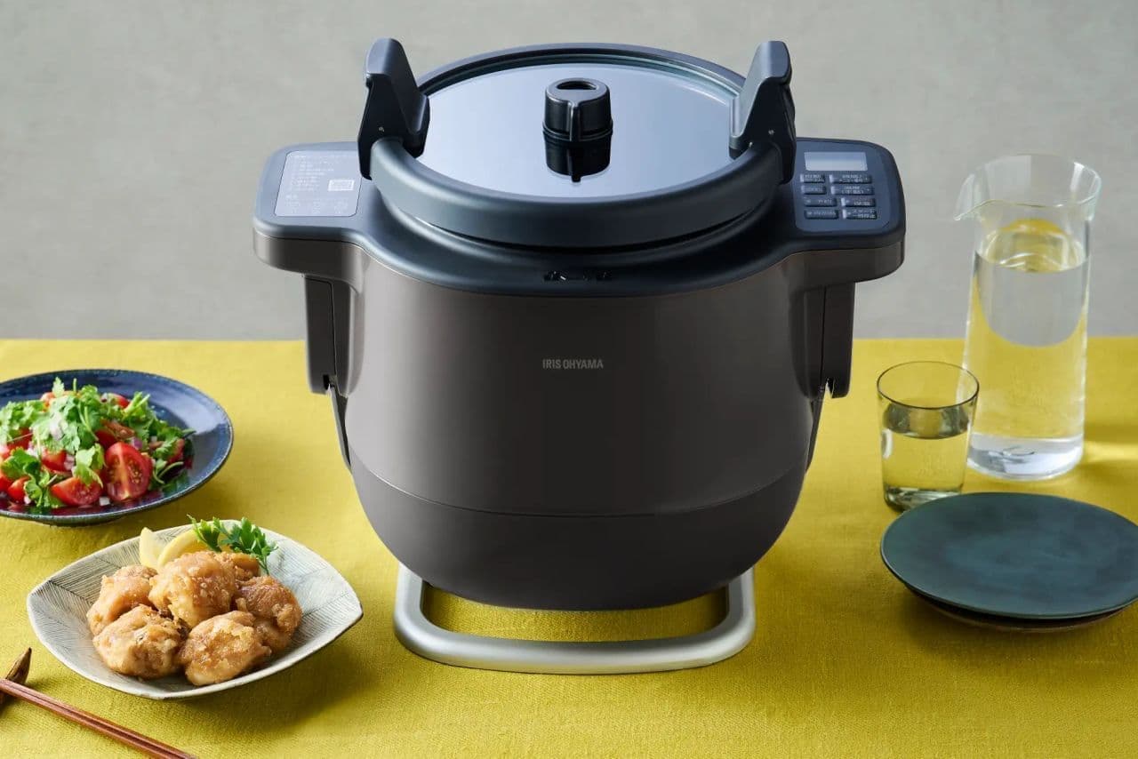 自動かくはん式調理機 CHEF DRUM（シェフドラム）」アイリスオーヤマ