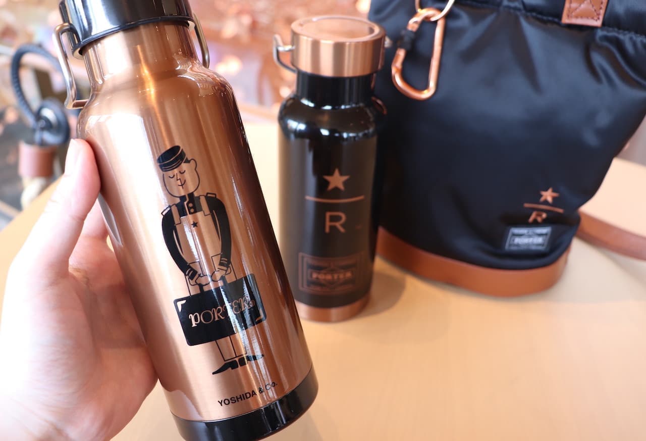 スタバ×PORTER（ポーター）「コーヒービーンシェイプ ドラムバッグ」や