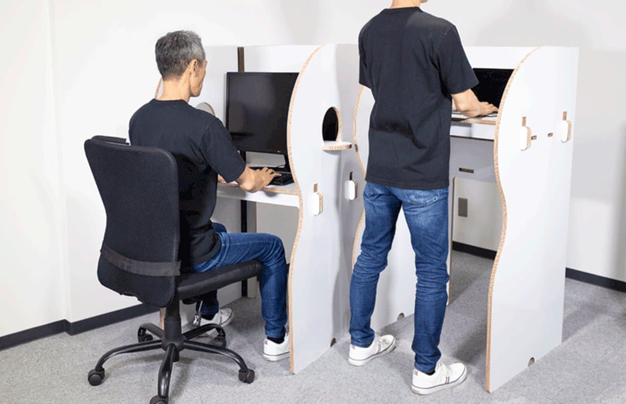 テレワークにはダンボール】自宅に集中スペースを作るパーテーション