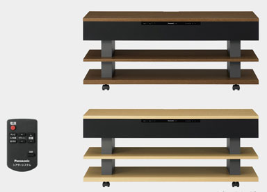 パナソニック、家具調のラックシアター「SC-HTF5」を発売：3Dにも対応