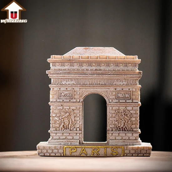 French Arc De Triomphe Tourist Souvenir Decoration Ornament