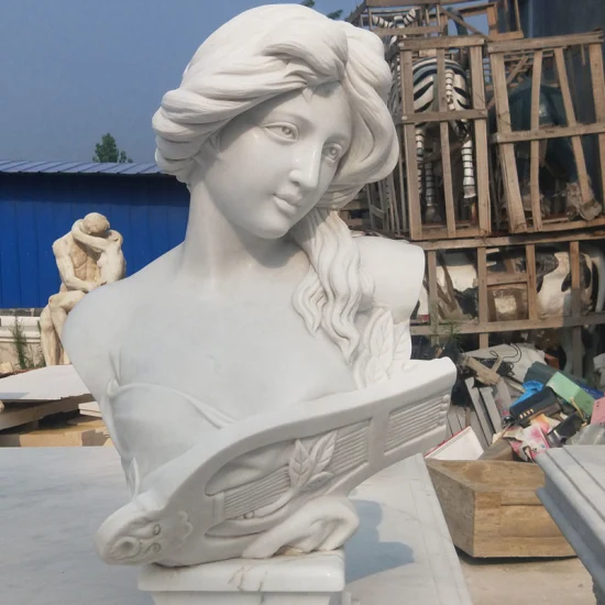 女性の頭部の彫刻。Austin SculptureのStargazer。 女性の頭部の彫刻。