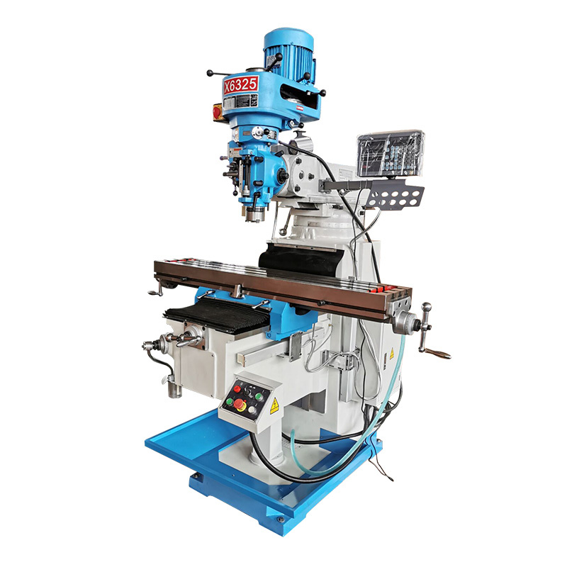 high quality X6325 small turret milling machine for metalworking