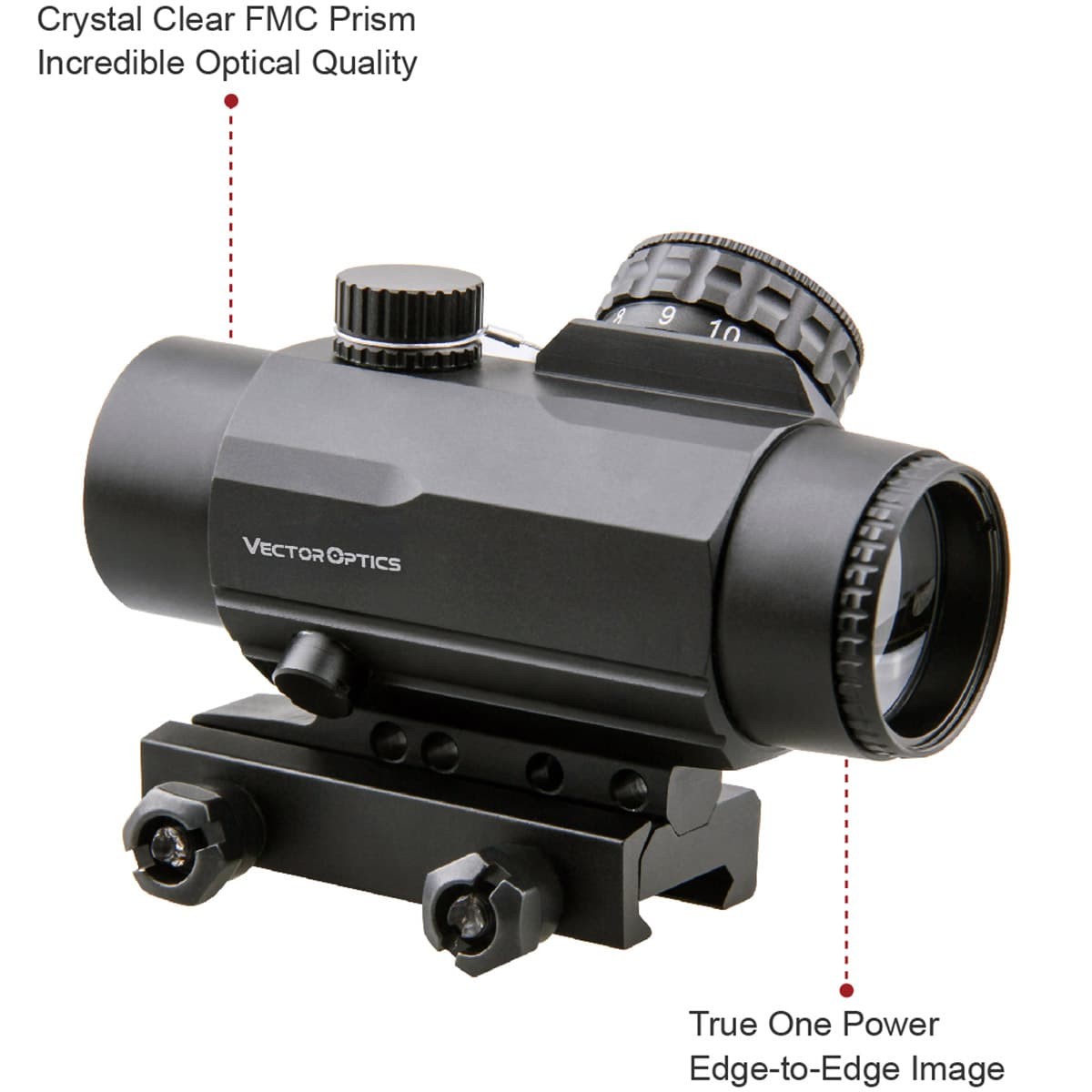 vector optics Calypos 1x30SFP Prism Scope Riflescope
