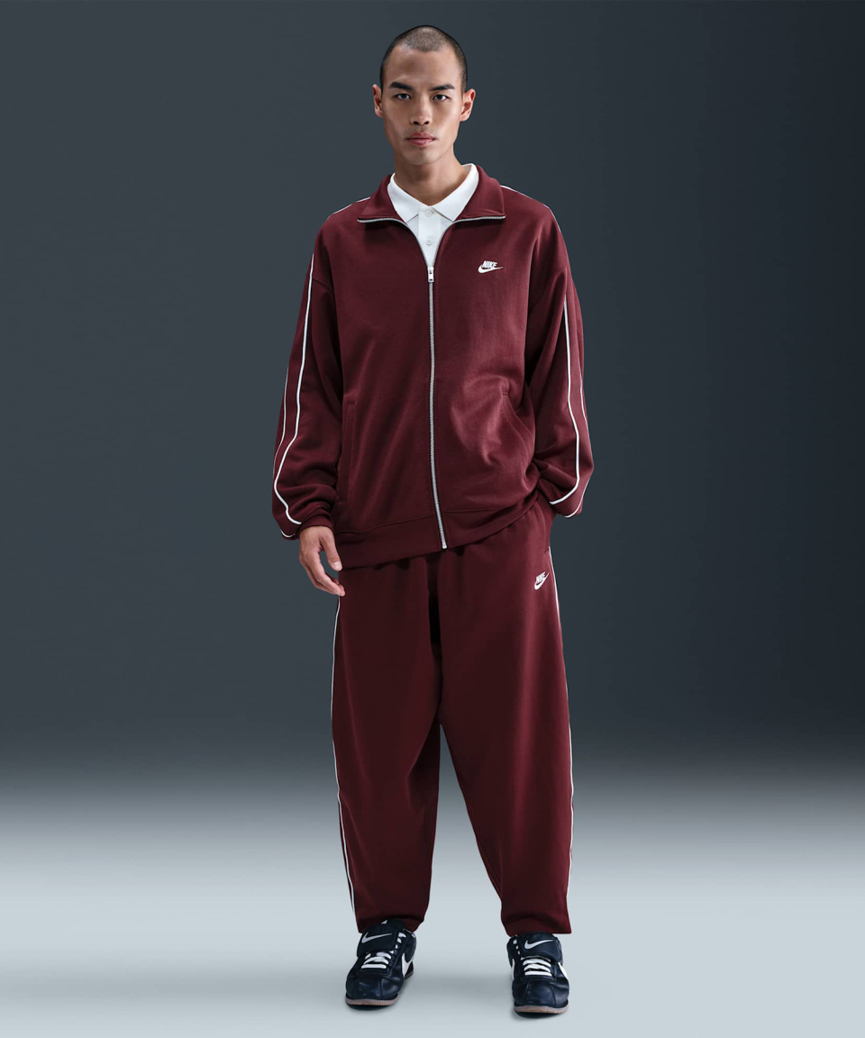 나이키(NIKE) 스포츠웨어 클럽 오버사이즈 니트 트랙 팬츠 M - 다크 팀