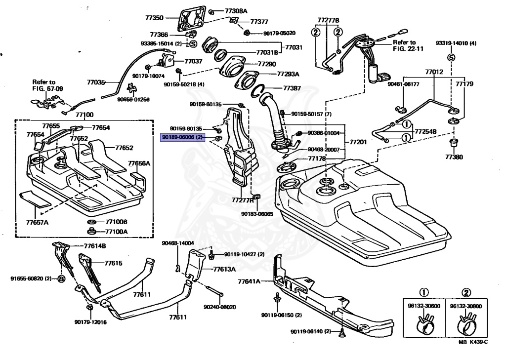 90189-06006 - Toyota - Clip - Nengun Performance