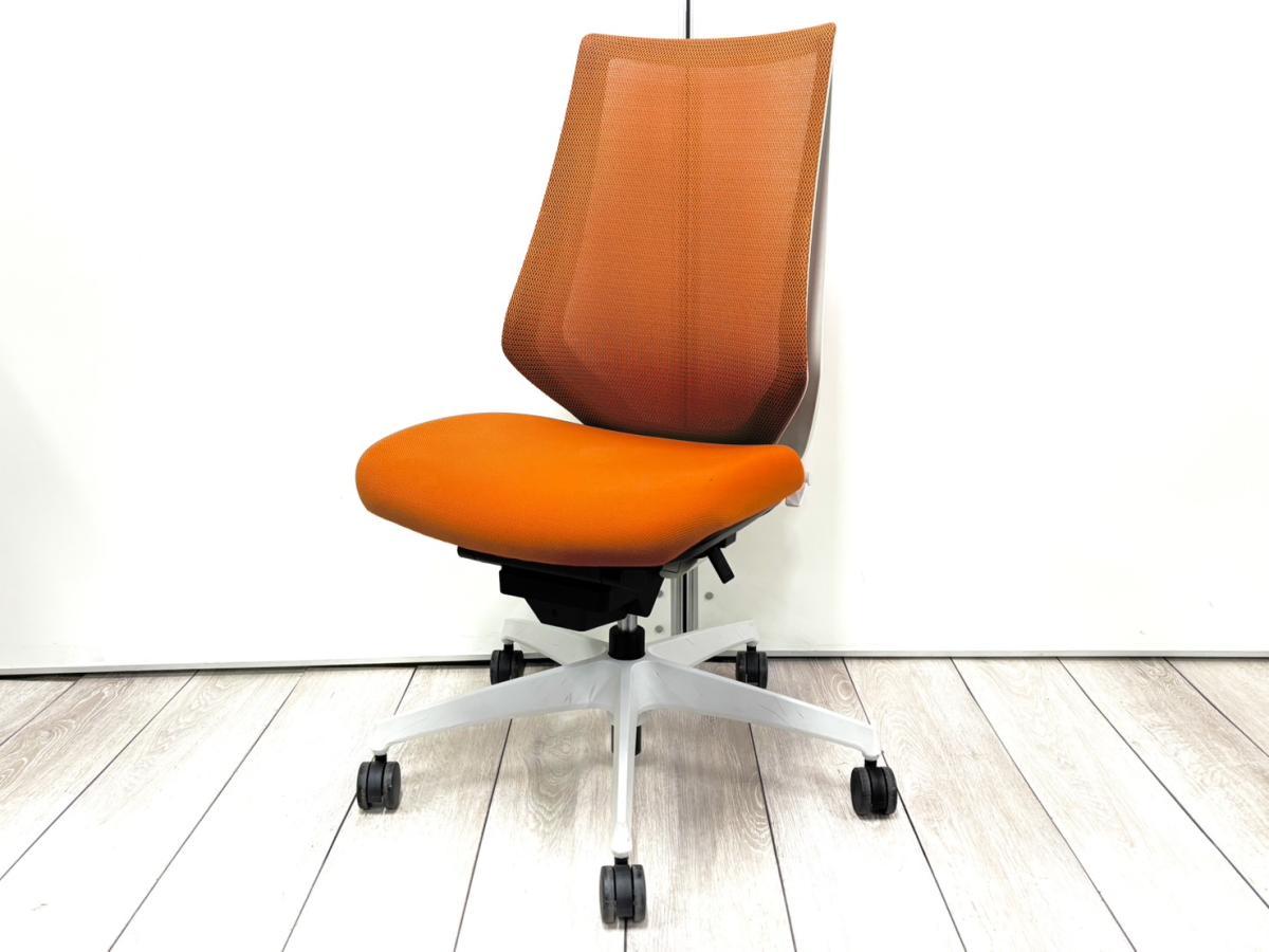 中古】デュオラ メッシュ コクヨ/KOKUYO 肘無ハイバックチェア 576282
