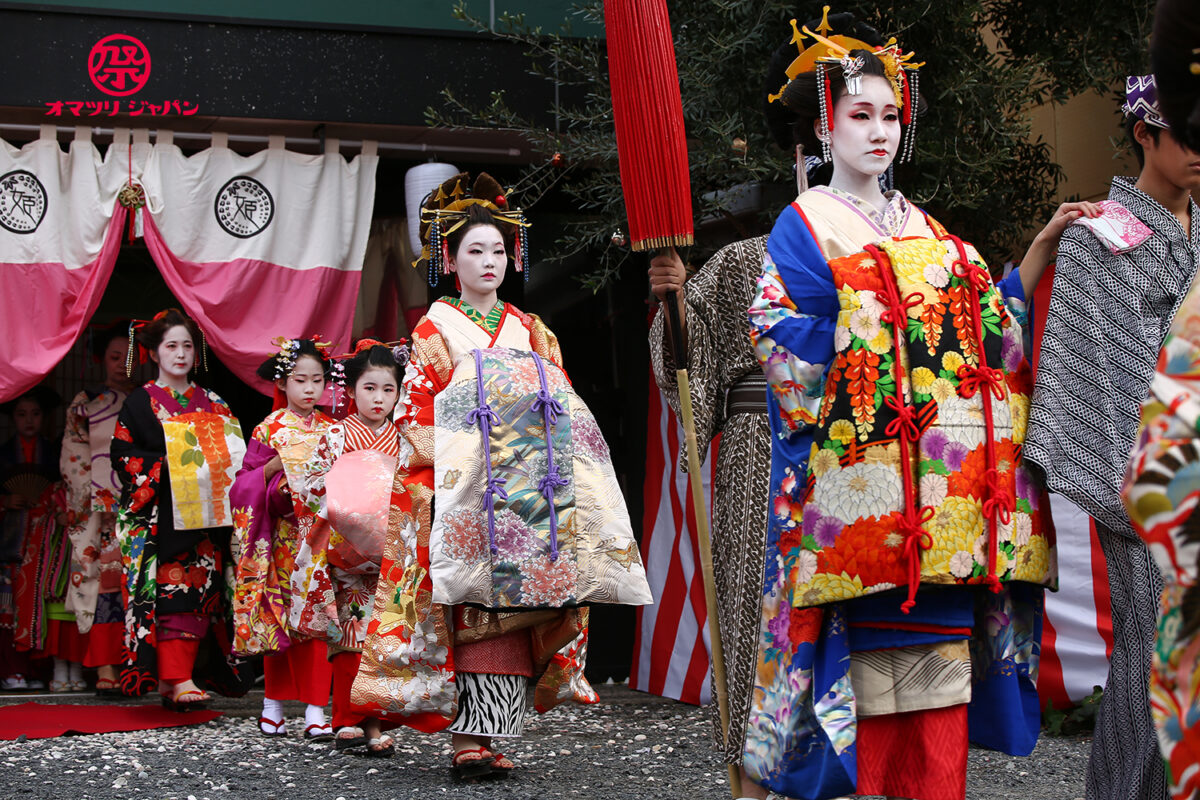倉敷天領物語」花魁道中と狐の嫁入りで復興祈願｜株式会社オマツリジャパン