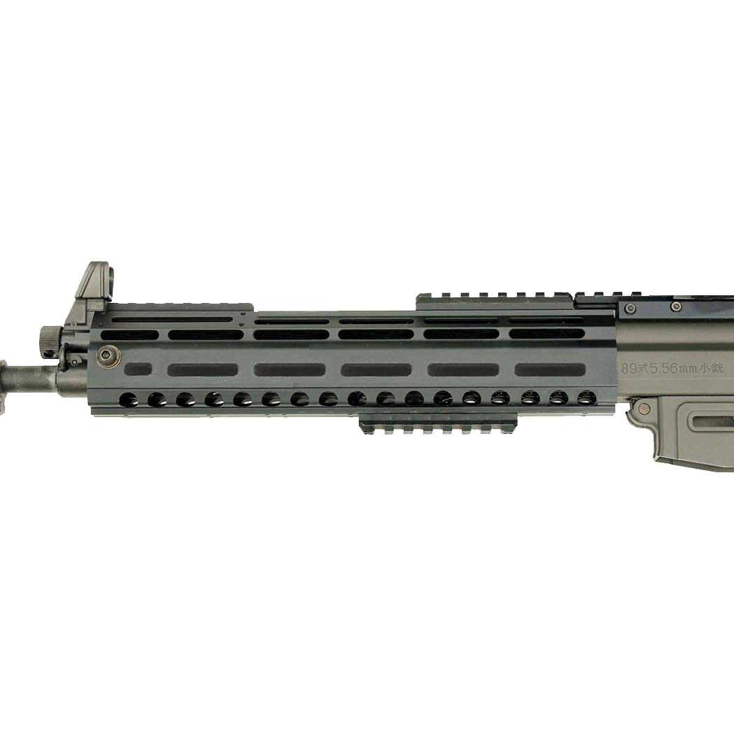 東京マルイ89式小銃用M-Lokレール被筒 先端フラット | くろねこエリート
