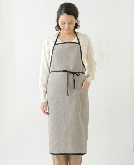 楽天市場】fog linen work 【リネンオーバーエプロン】マカダム 母の日