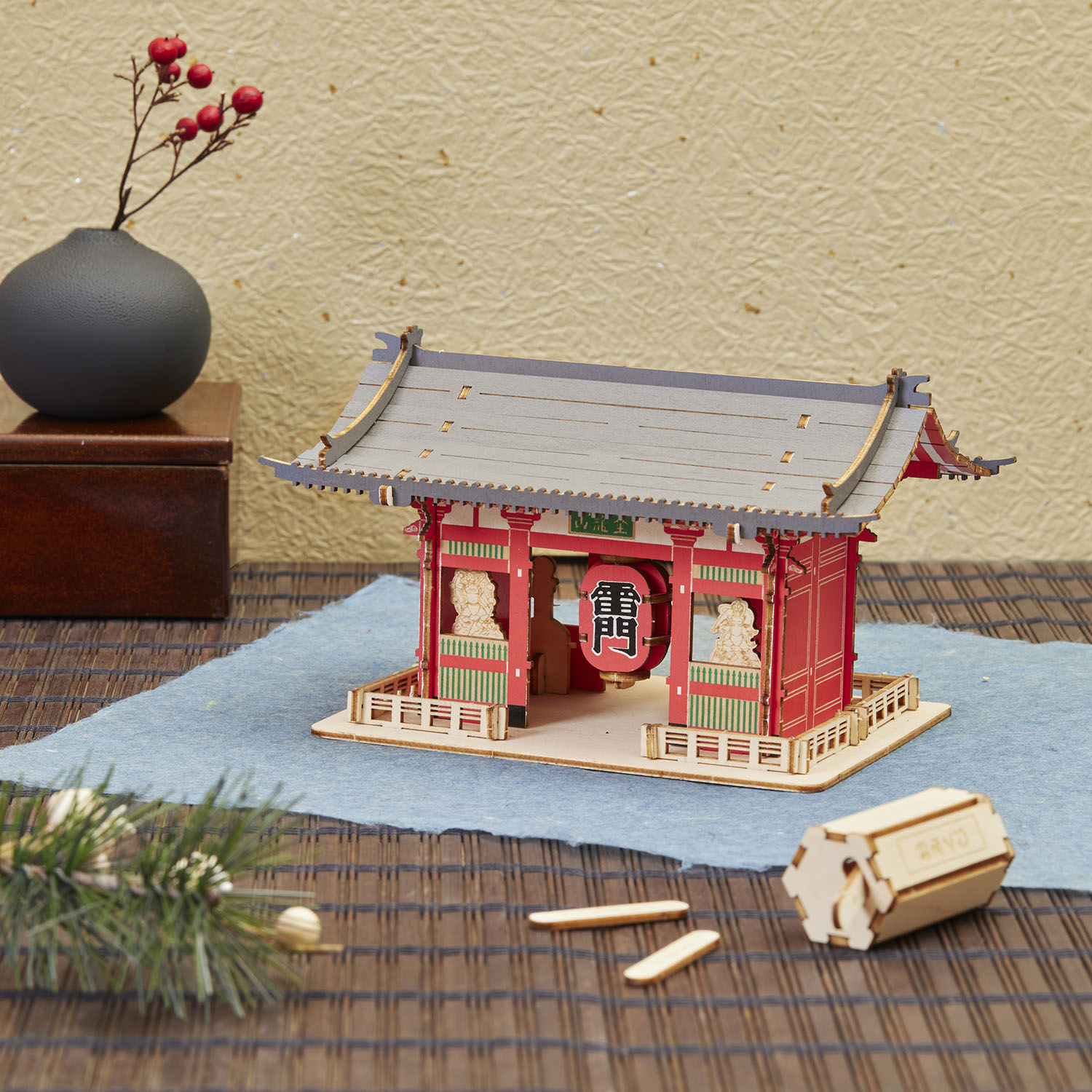 楽天市場】Wooden Art ki-gu-mi 雷門 カラー Ver. 初級者向き 木製