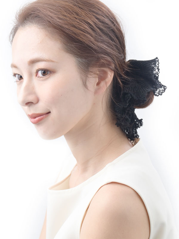 ビッグレースシュシュ HS-192 | ヘアアクセサリー,シュシュ