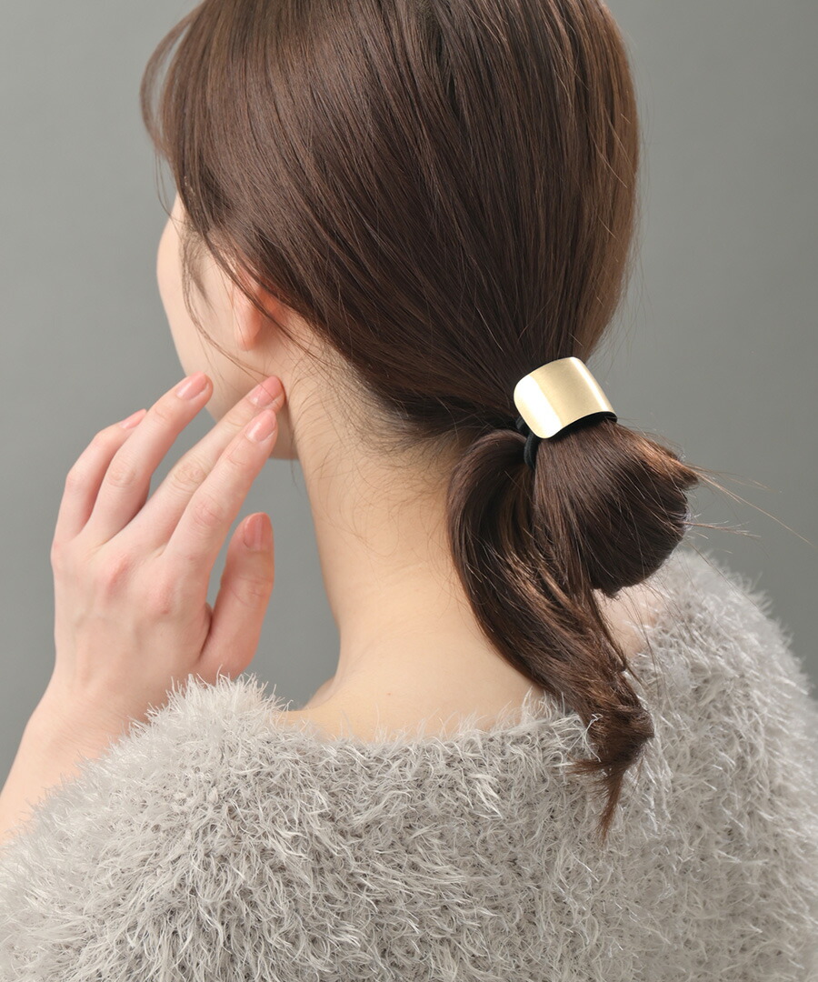 楽天市場】【ヘアゴムタイプ入荷】ポニーフック メタル プレート