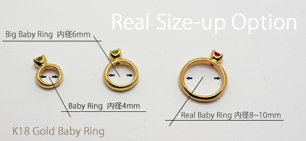 楽天市場】【刻印無料】K18 ベビーリング ペンダントトップ 誕生石 18K