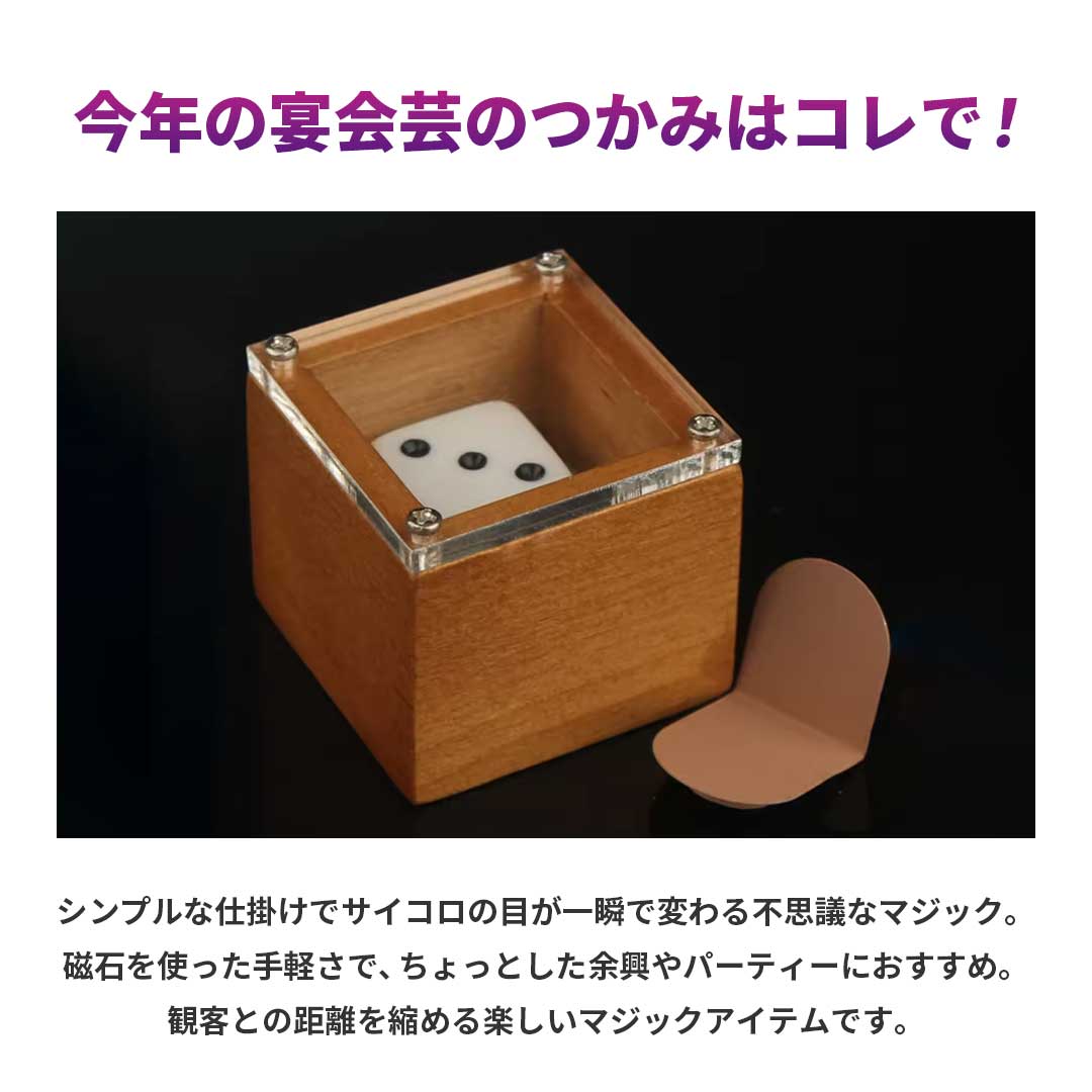 楽天市場】【置き配配送】 マジック 箱の中のサイコロの数字を変える