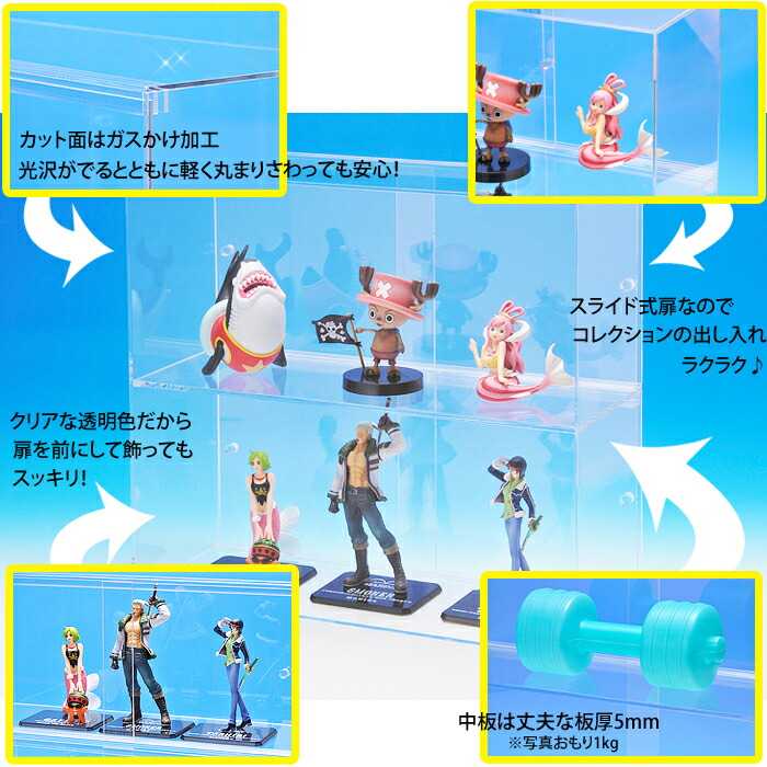 ドラッチコレクションケース　木製　スライドケース　「どこでもドア」 Amazon.co.jp: コレクションケース フィギュアケース大容量の