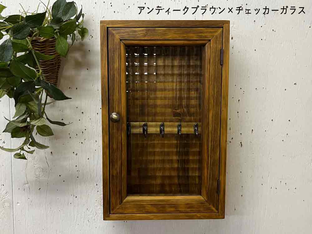 楽天市場】キーボックス 角型 22×7×35cm 真鍮つまみ ニッチ用 木製