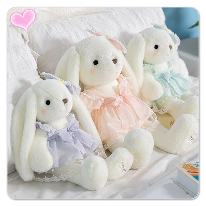 楽天市場】プリンセスドレスうさぎちゃんぬいぐるみ 3タイプ 40センチ