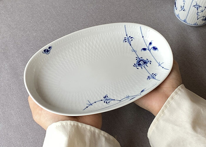 楽天市場】ロイヤルコペンハーゲン ブルーパルメッテ オーバル