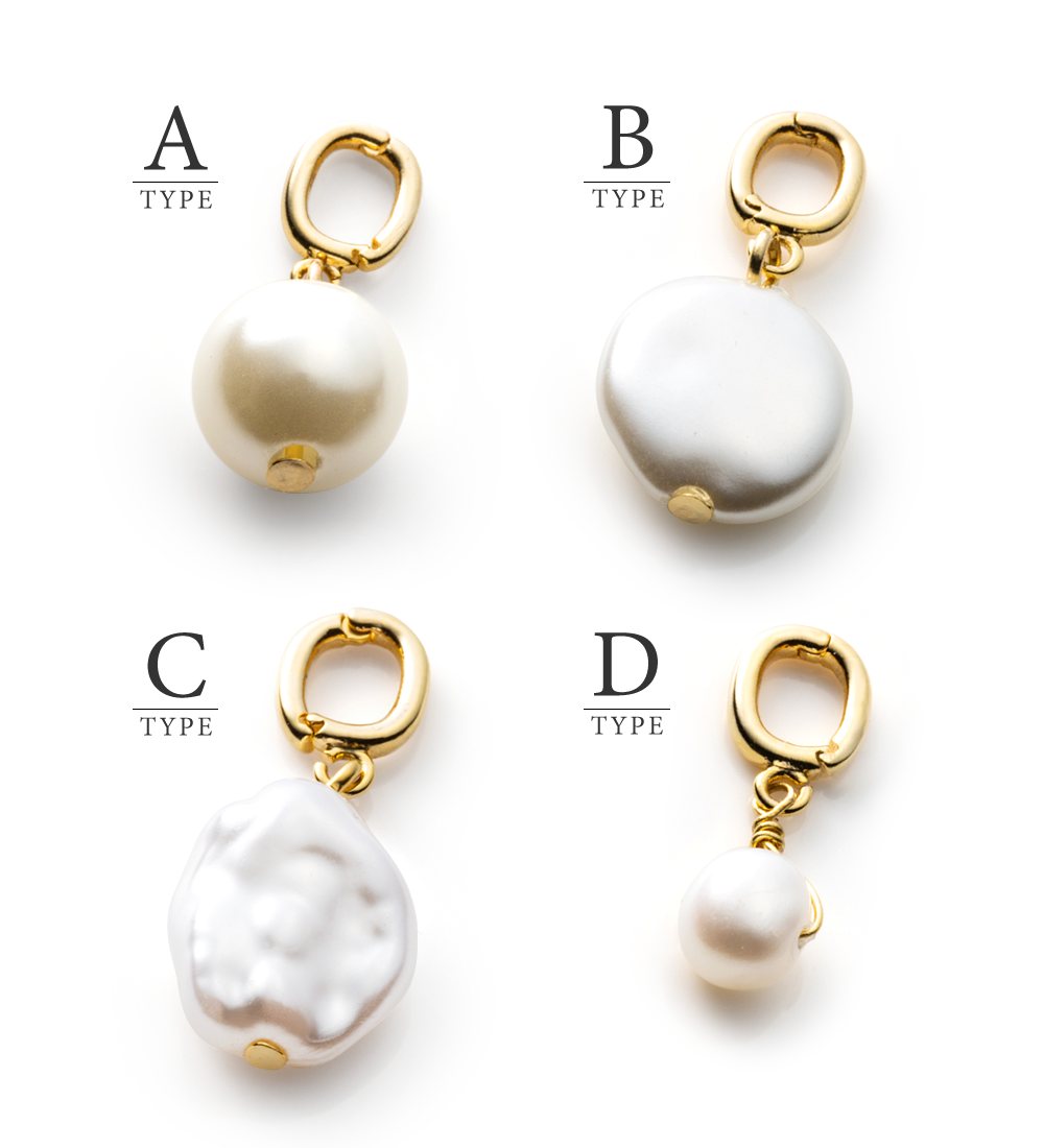 ゆうパケット】チャーム 金属アレルギー ニッケルフリー 18k