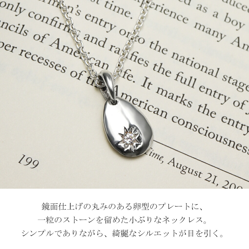REGALIA ドロップ ジルコニア スター シルバー ネックレス ペンダント