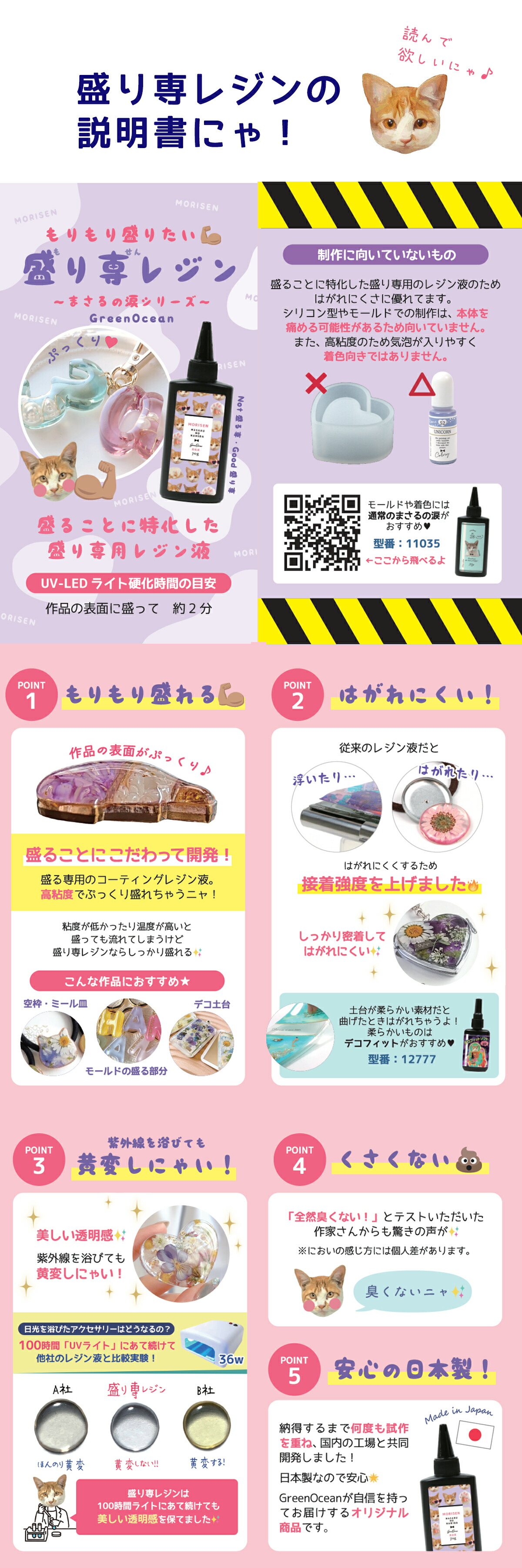 高粘度 盛り専まさるの涙 レジン液70g- 手作り雑貨屋 * 雑貨好き