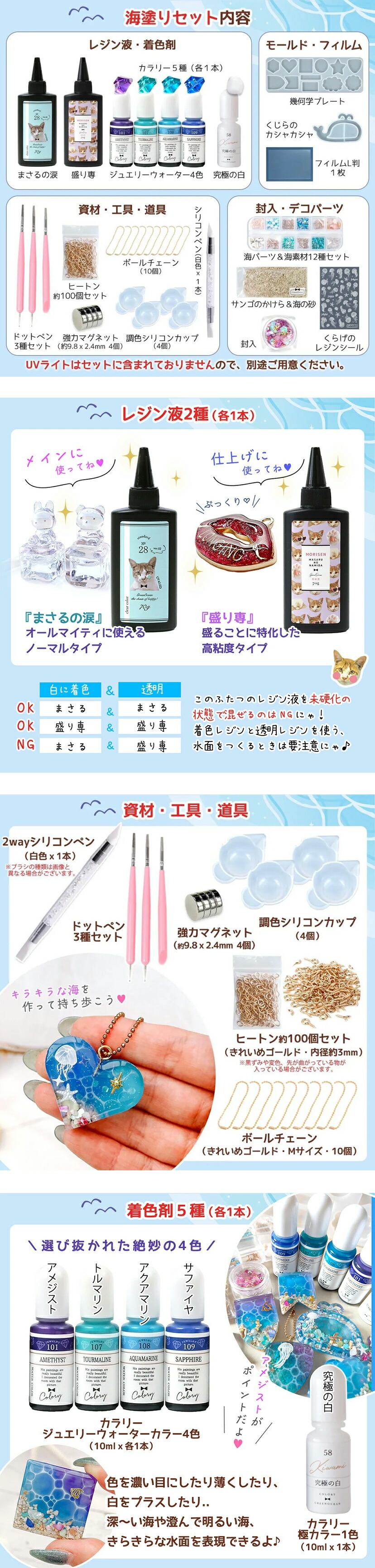 るぅくまさん監修 海塗りセット ｰ* オマケがたくさんついてくるパーツ
