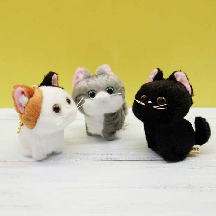楽天市場】こにゃんころん 猫 マスコット バッグチャーム ぬいぐるみ