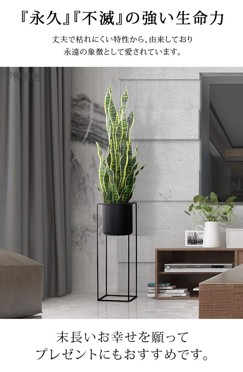 フェイクグリーン サンスベリア 90cm Sansevieria【大型宅配便・送料